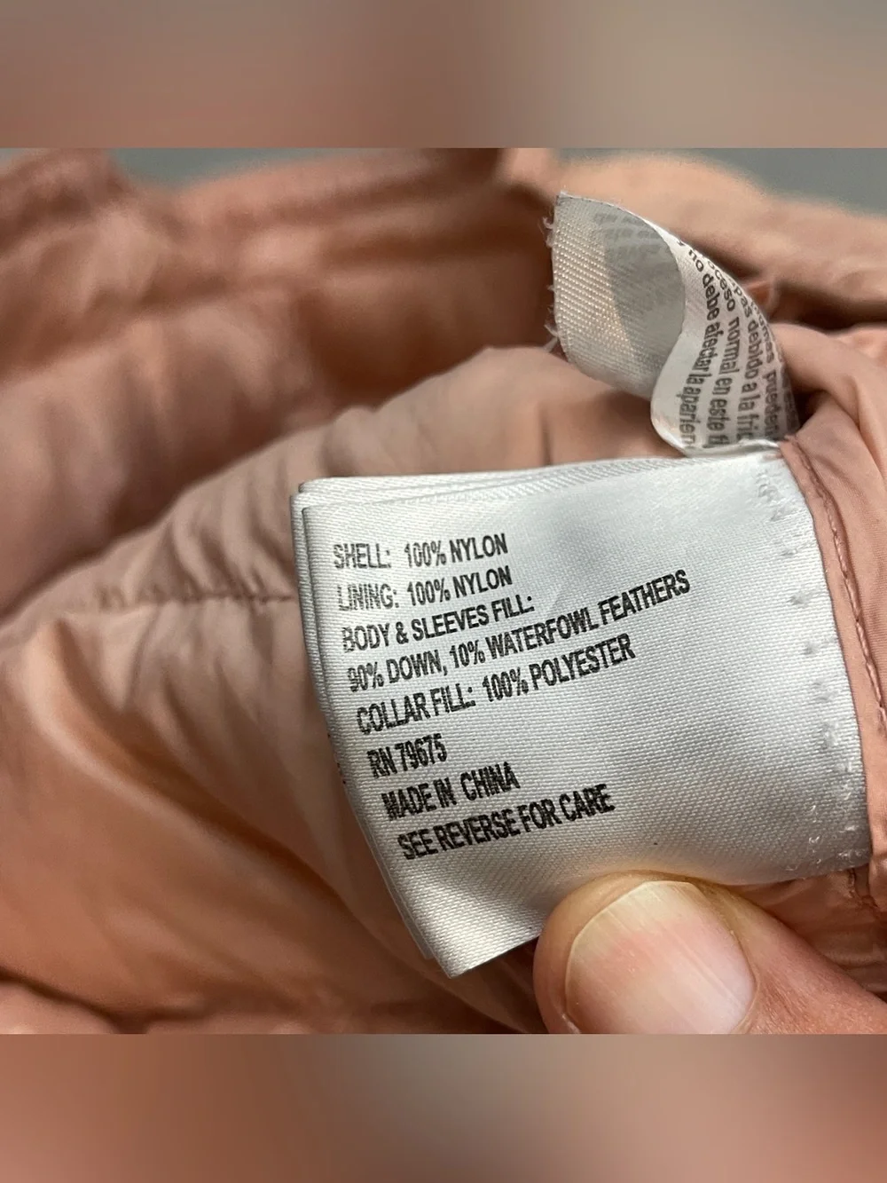 Michael Kors Women’s Hooded Packable Quilted Down Puffer Jacket Coat Pink Sz XL